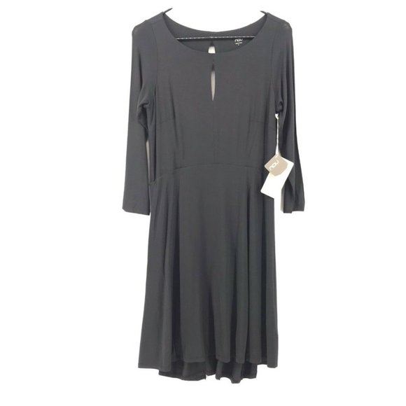 Nau Dresses & Skirts - Nau Gray Dress Size Small Long Sleeve Outdoor